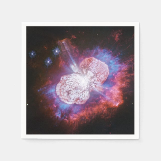 Eta Carinae Binary Star System Fireworks Pappersservett (Framsidan)