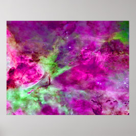 Eta Carinae Nebula Enhanced Lila Value Poster