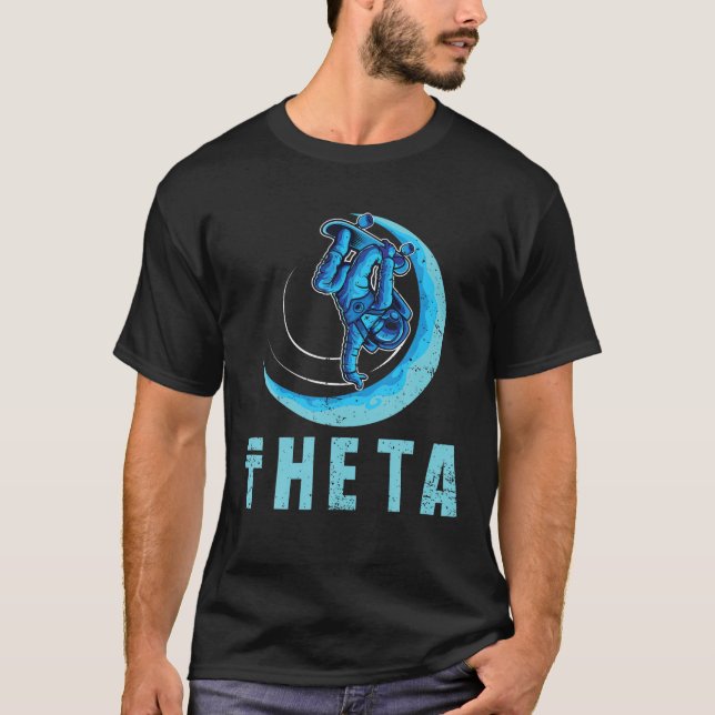ETA Crypto Token Decentraliserat programblock T Shirt (Framsida)