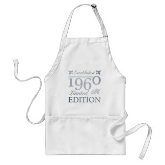 Etablerad 1960 60:e födelsedagen förkläde