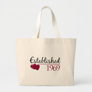 Etablerad 1969 jumbo tygkasse