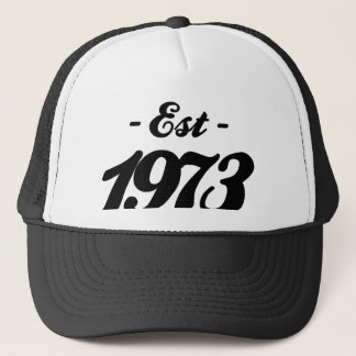 etablerad 1973 - födelsedag truckerkeps
