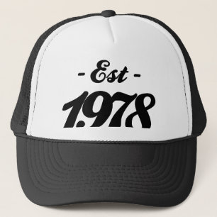 etablerad 1978 - födelsedag keps