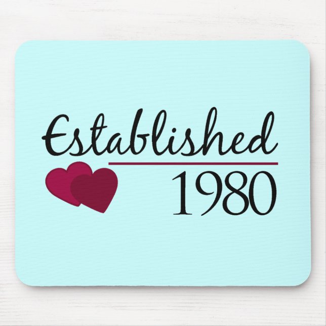 Etablerad 1980 musmatta (Framsidan)