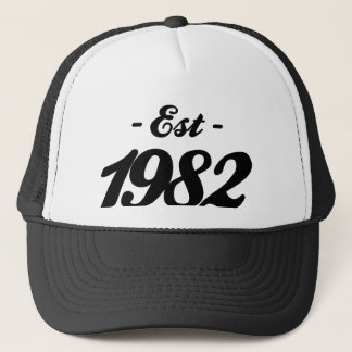 etablerad 1982 - födelsedag truckerkeps