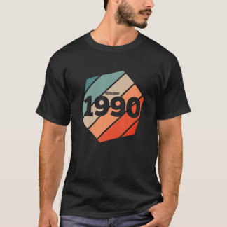 Etablerad 1990-Vintages 31a Birthday Gift Retro T Shirt