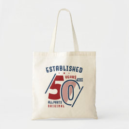 Etablerad för 50 år sedan | Födelsedag Gift Idea I Tygkasse