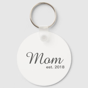 Etablerad keychain för mamma nyckelring