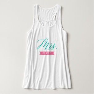 Etablerad med datum linne med racerback 