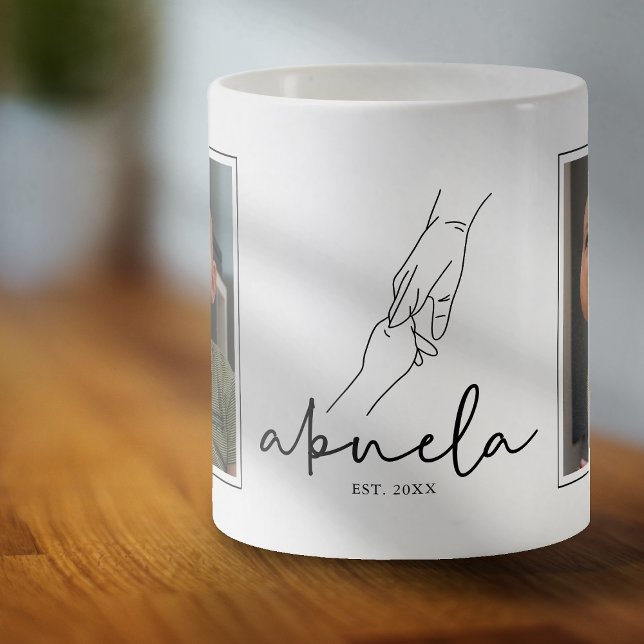 Etablerad Mormor 2 Foto Kaffemugg (Skapare uppladdad)