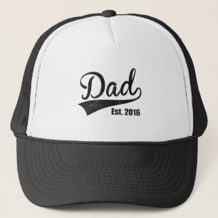 Etablerad vintagestil 2016 för ny pappa truckerkeps