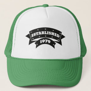 Etablerade 1979 hattstappar truckerkeps