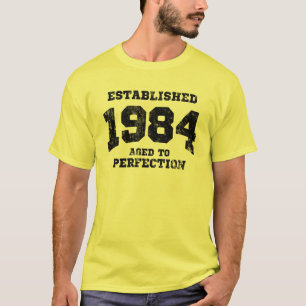 Etablerade 1984 som åldras till perfektion tee