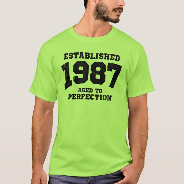 Etablerade 1987 som åldras till perfektion tröja (Framsida)