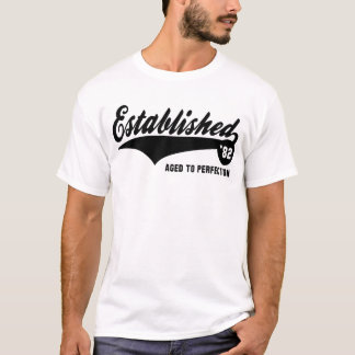 Etablerade 82 - Födelsedagskjorta Tröja