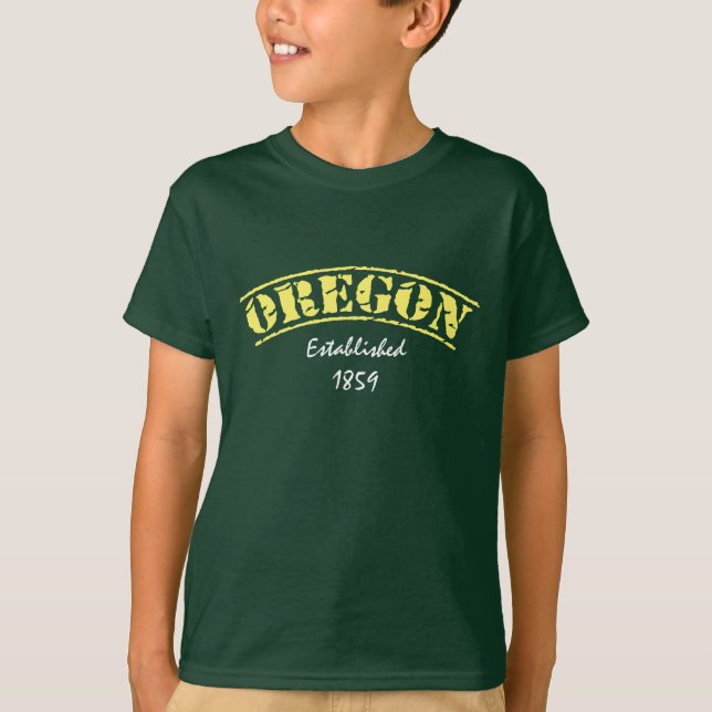 Etablerade Oregon T Shirt (Framsida)