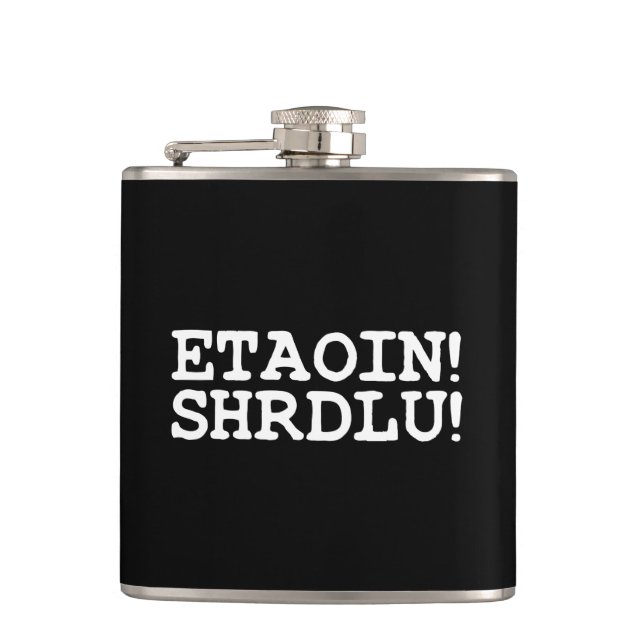 ETAOIN! SHRDLU! FICKPLUNTA (Framsidan)