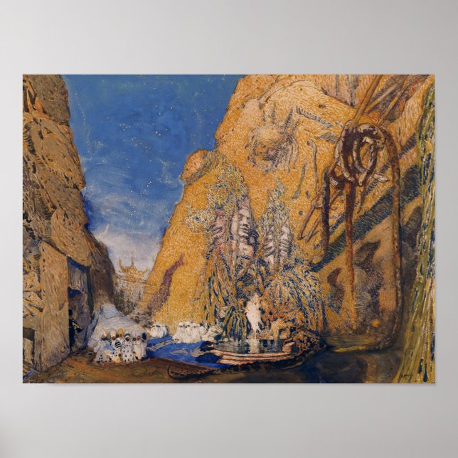 Etapp för "Dieu Bleu" Poster (Framsidan)