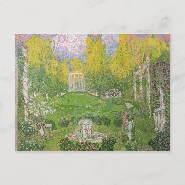 Etapp för opera "Orpheo ed Euridice" Vykort (Framsida)