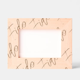 Etched Wood Pet NAMN mönster Timless Keepsaké