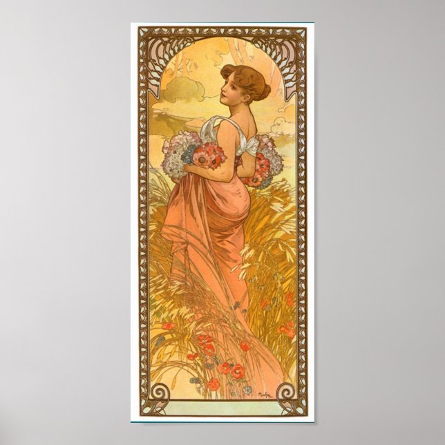 Ete ~ by Alphonse Mucha Poster (Framsidan)