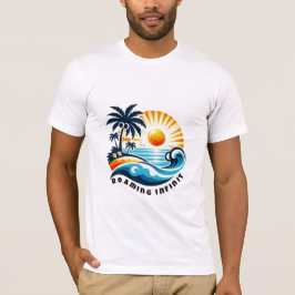 Été Chic | Graphique Vacances Soleil T Shirt
