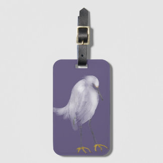 Eteral Snowy Egret Bagagebricka