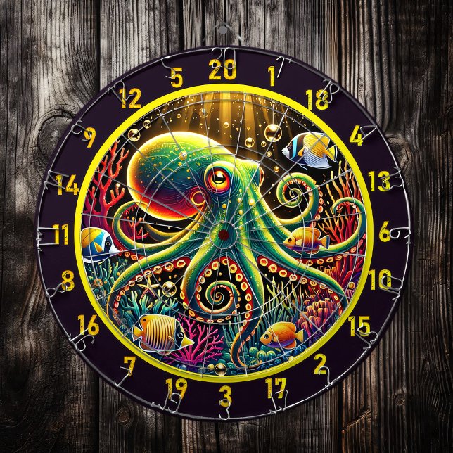 Eterala djup Octopus Dartboard Darttavla (Skapare uppladdad)