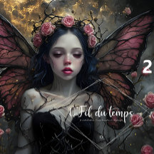 Eteralmjölk, omgiven av Vibrant Rosa ros