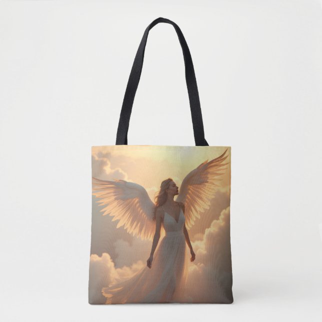 Eterisk ängeltotebag tygkasse (Framsida)