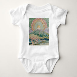 Eterisk blomning: Pastellmosaikvulkan på våren T Shirt