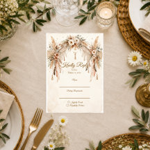 Eterisk Boho Pampas Bröllop