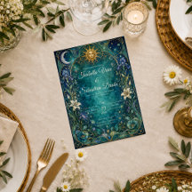 Eterisk Celestial Art Nouveau Bröllop