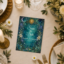 Eterisk Celestial Art Nouveau Bröllop