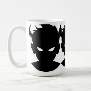 Eterisk gåta: Illustration av demonpojke Kaffemugg