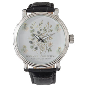 Eterisk Guld & Salvia Botaniska Kollektion Armbandsur