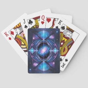 Eterisk Kosmisk Portal Spelkortsbakgrund Casinokort