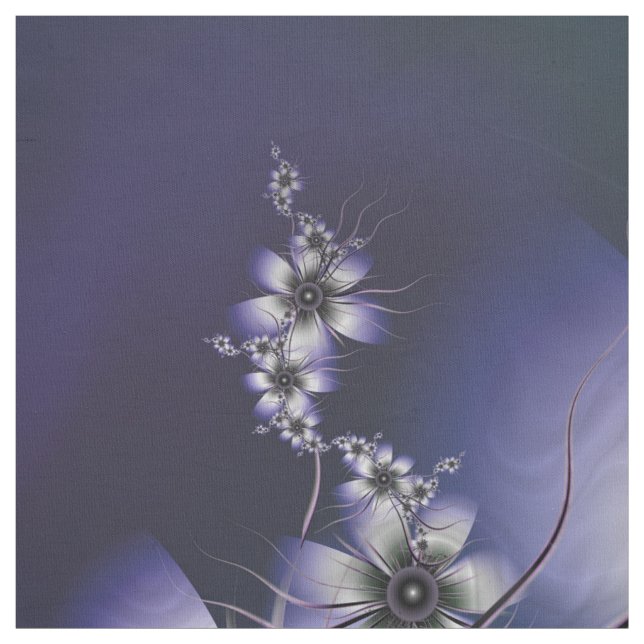 Eterisk lavendelblommigt tyg (Provkarta)