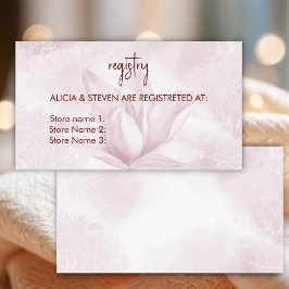 Eterisk Magnoliablomma, register Tilläggskort