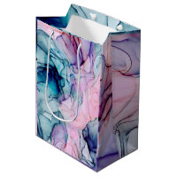 Eterisk Teal Rosa Purpur Bläckig Modern Glamör Brö