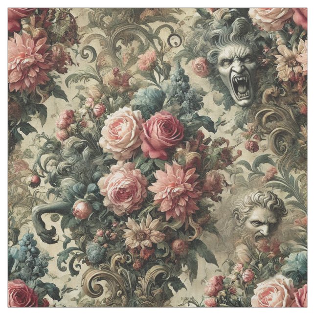 Eteritet är ofta nog - den gotiska Påstående-platt Tyg (Provkarta)