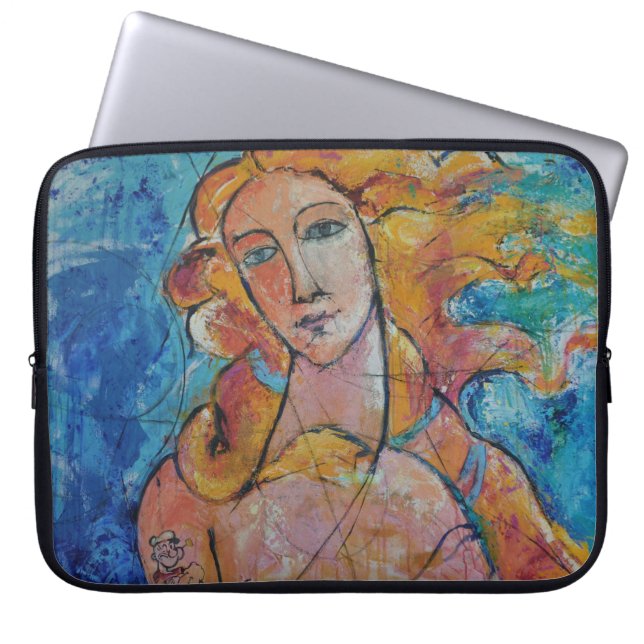 "Eternal beauty" padded laptop case Laptop Sleeve (Framsidan)