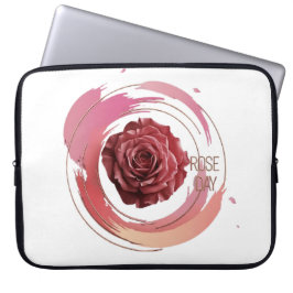 Eternal Bloom – A Rose Day Elegance Laptop Fodral