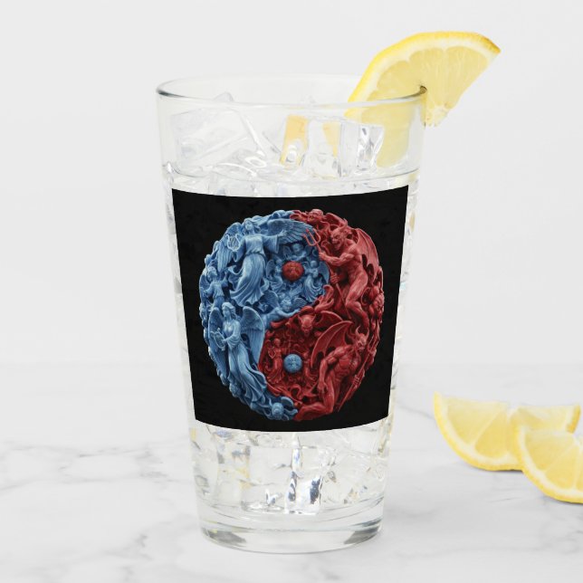 Eternal Duality Drinking Glass Glaskopp (Bakside Is)