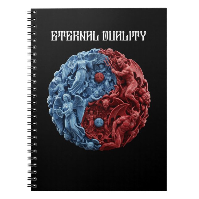 Eternal Duality Notebook Anteckningsbok (Framsidan)