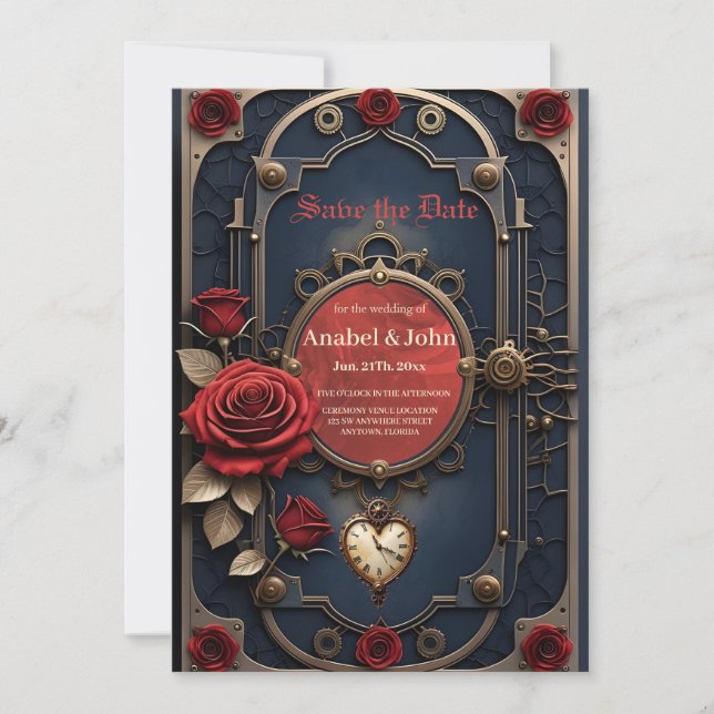 Eternal Elegance – Clockwork Heart. Spara Datumet (Framsida)