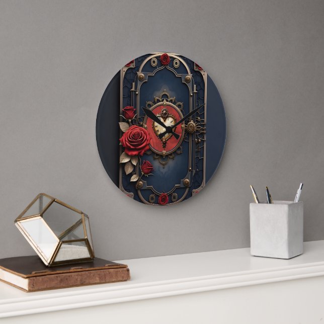 Eternal Elegance – Clockwork Heart Stor Klocka (Kontor)