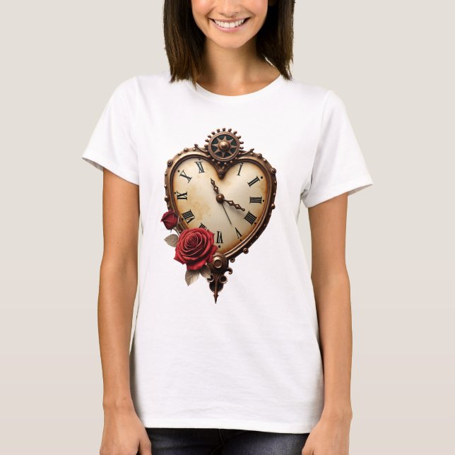 Eternal Elegance – Clockwork Heart T Shirt (Framsida)