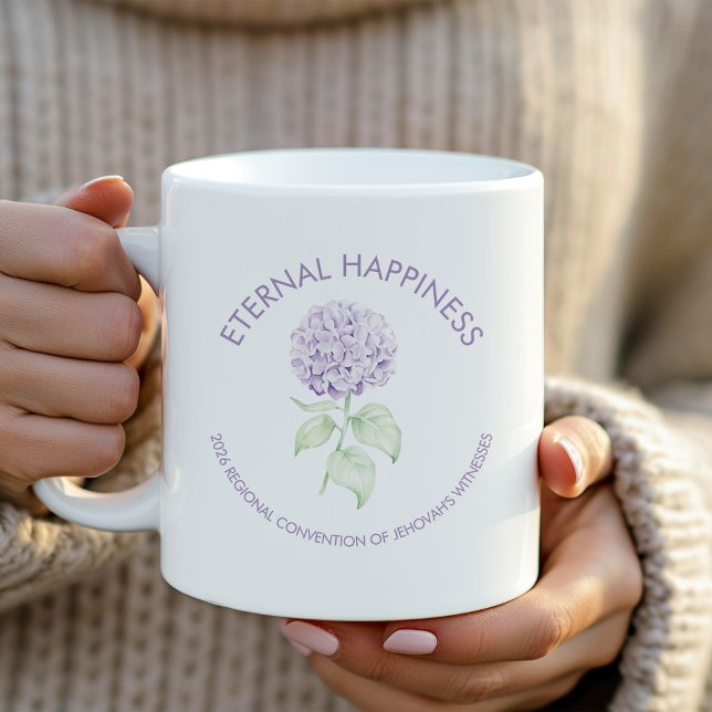 Eternal Happiness Hydrangea 2026 Convention  Kaffemugg (Skapare uppladdad)