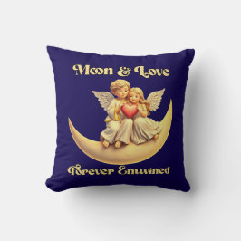 Eternal Love on a Crescent Moon Kudde